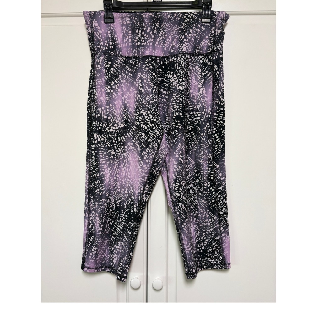 Champion Capri Leggings Purple and Black LX